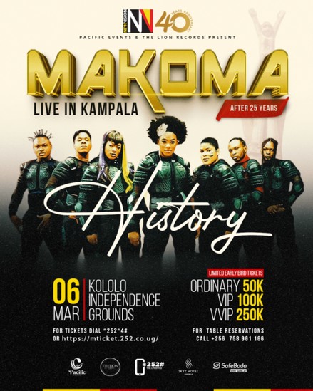 MAKOMA Live in Kampala: History 🎶🔥