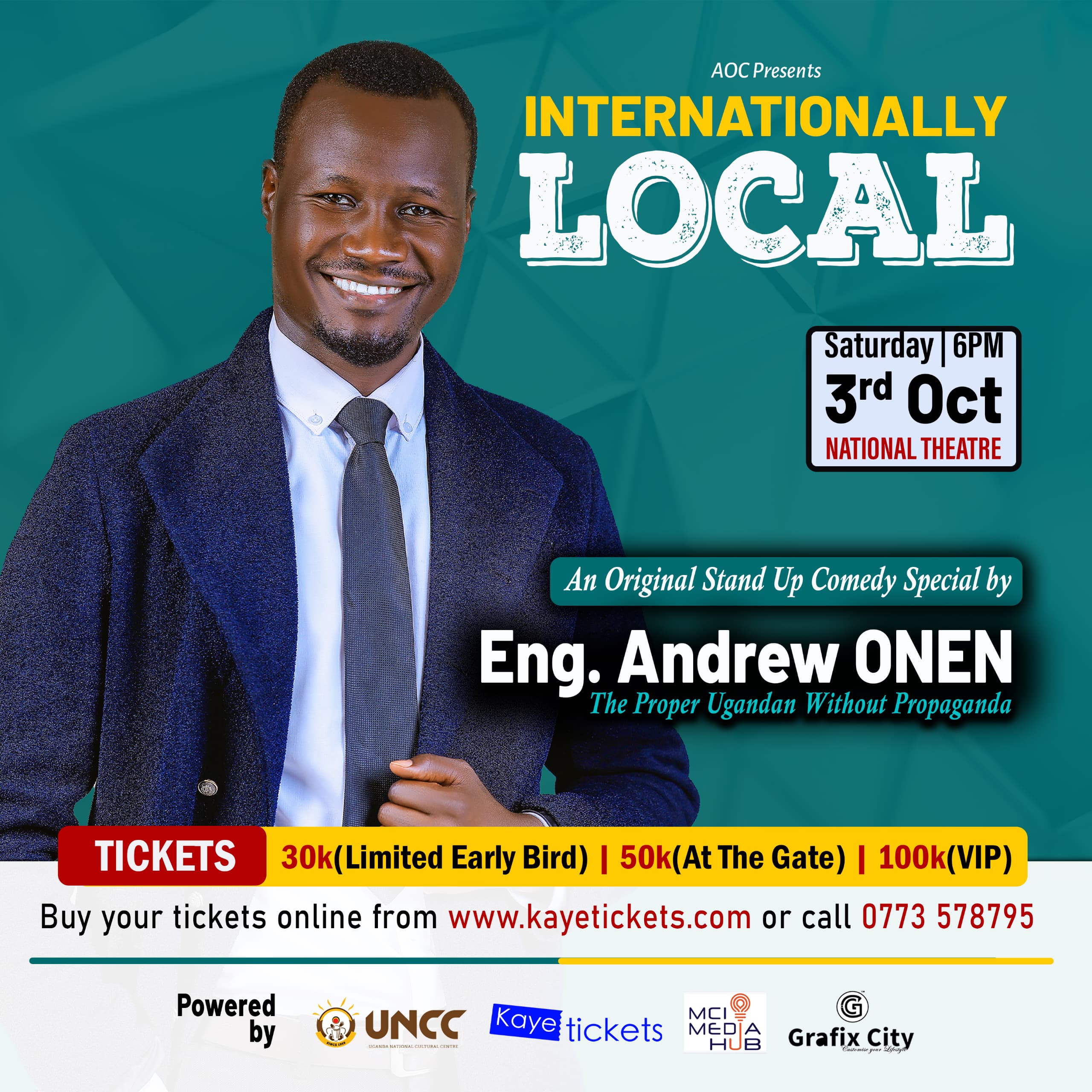 Internationally Local – Stand-Up Comedy Special by Eng. Andrew Onen