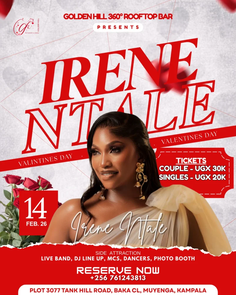 Irene Ntale live on Valentine’s Day