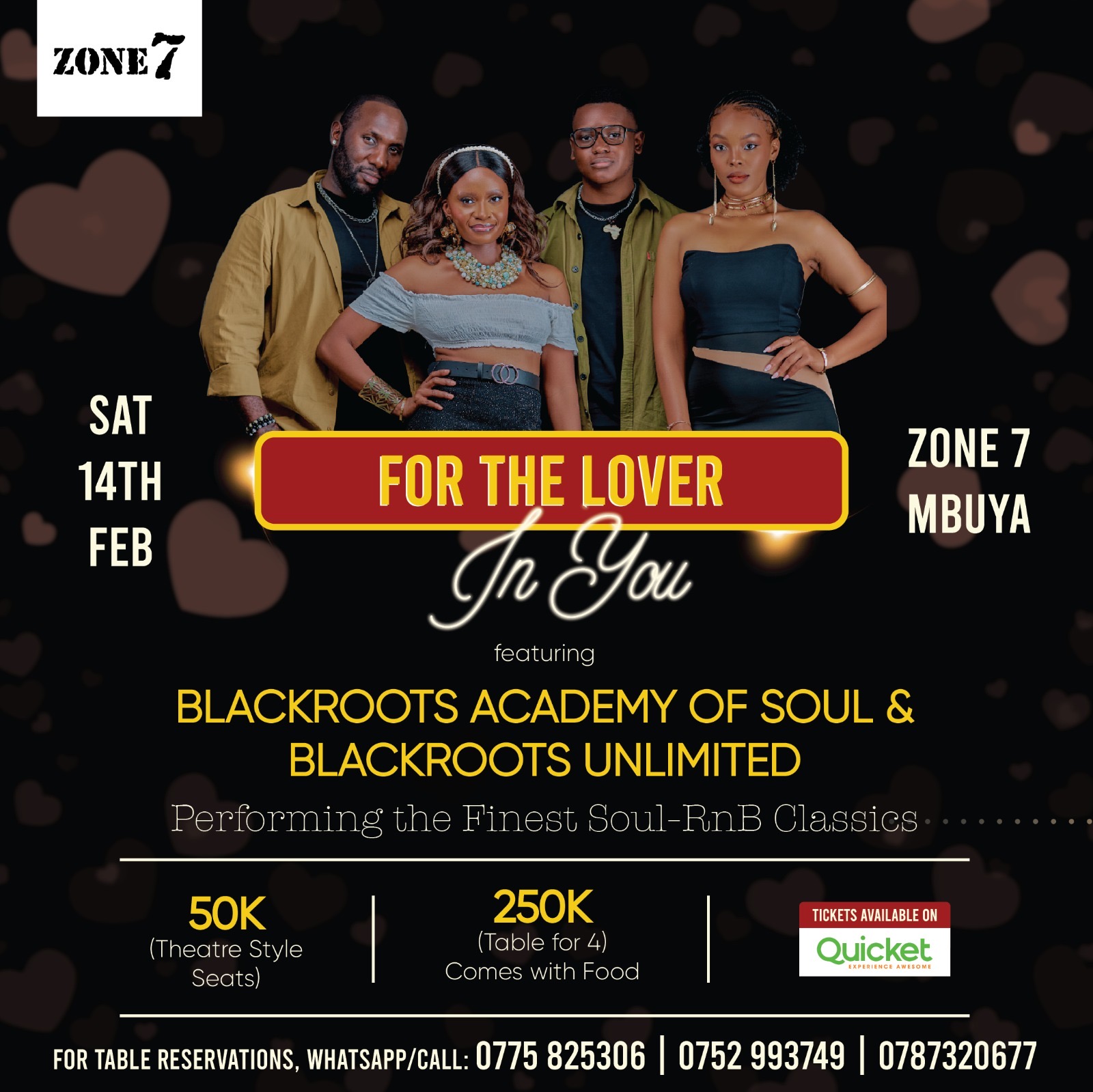 FOR THE LOVER IN YOU – VALENTINE’S SOUL NIGHT